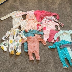 Baby girl newborn bundle